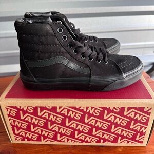 Black High Top Vans! Brand New